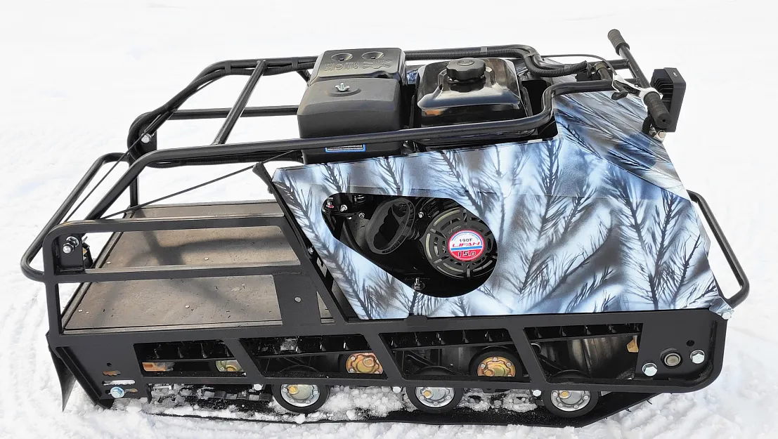 Мотобуксировщик Irondog (Железная собака) M600 15 л.с. Камуфляж Охотник